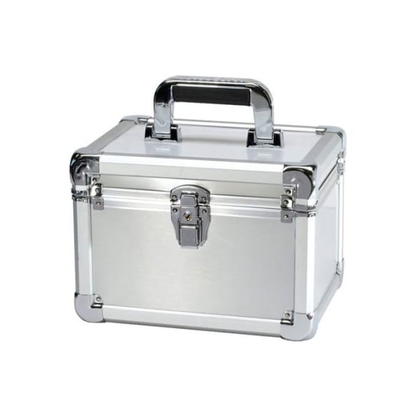 T.Z. Case International Inc. TZ Case Executive Aluminum Storage Case EXC-110-S - 11"L x 8-1/2"W x 7-3/4"H Silver EXC-110-S - main